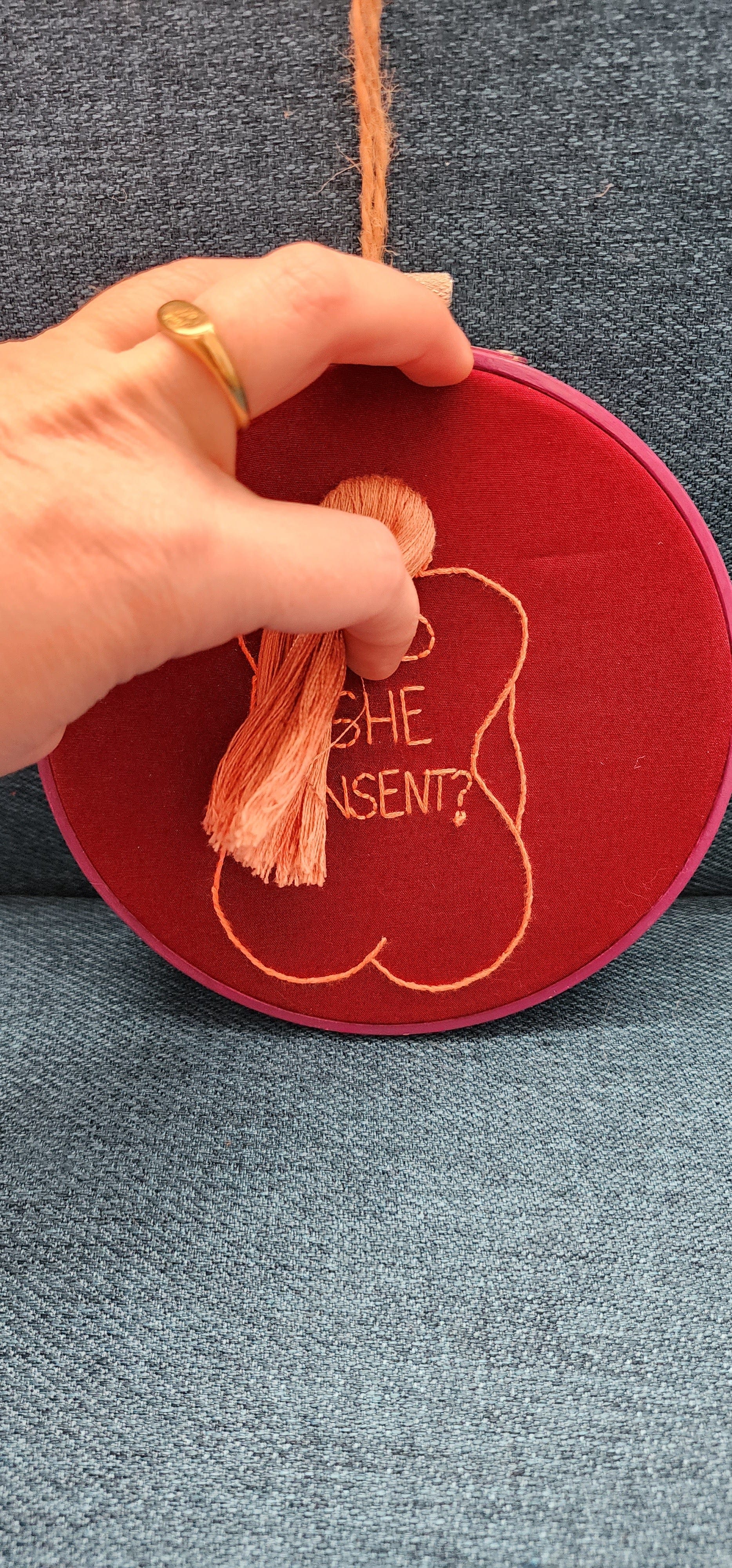 Embrace Embroidery "Did She Consent?"