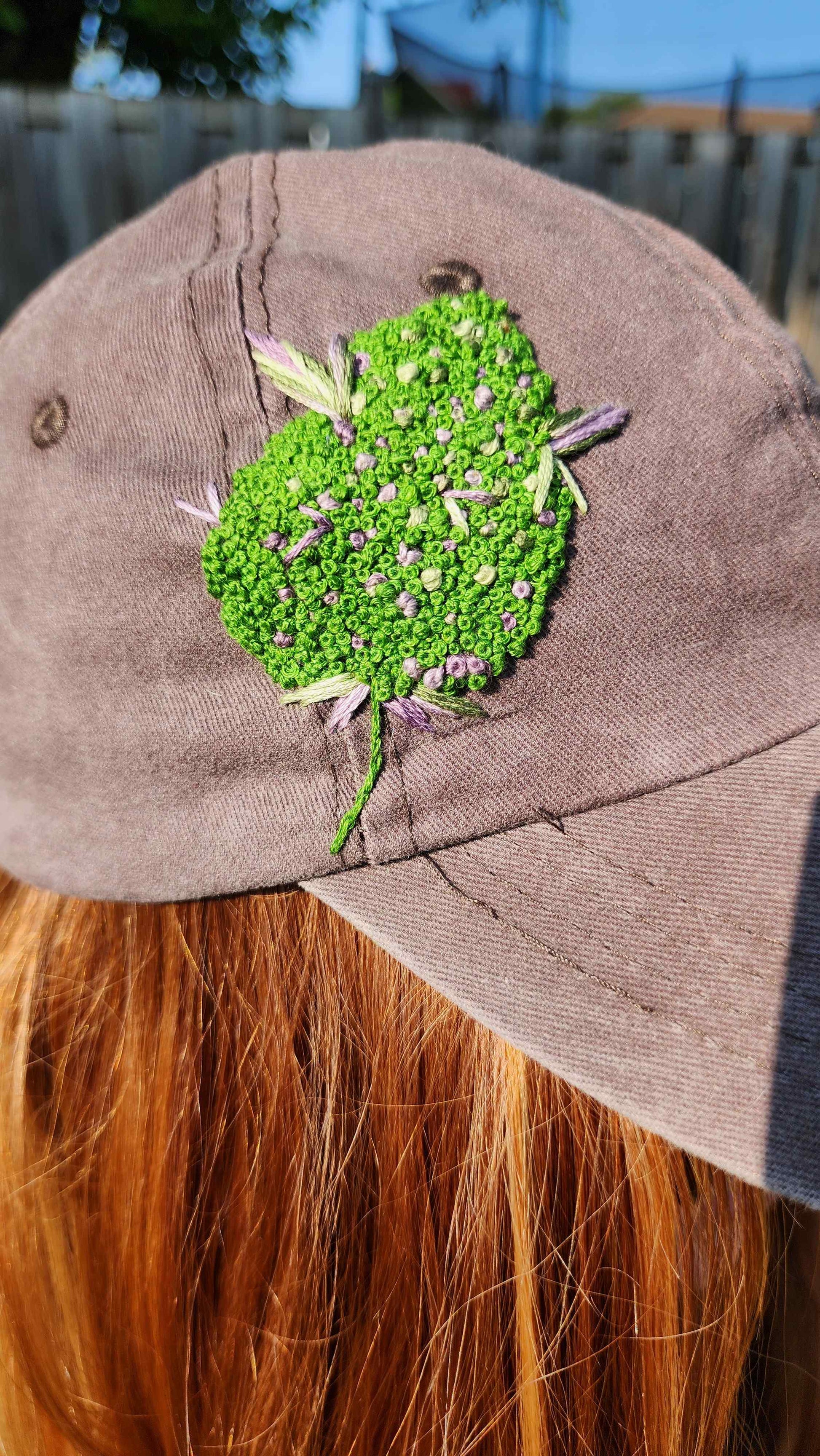 Embrace Embroidery Hats Hand Embroidered 100% cotton Dad Hat