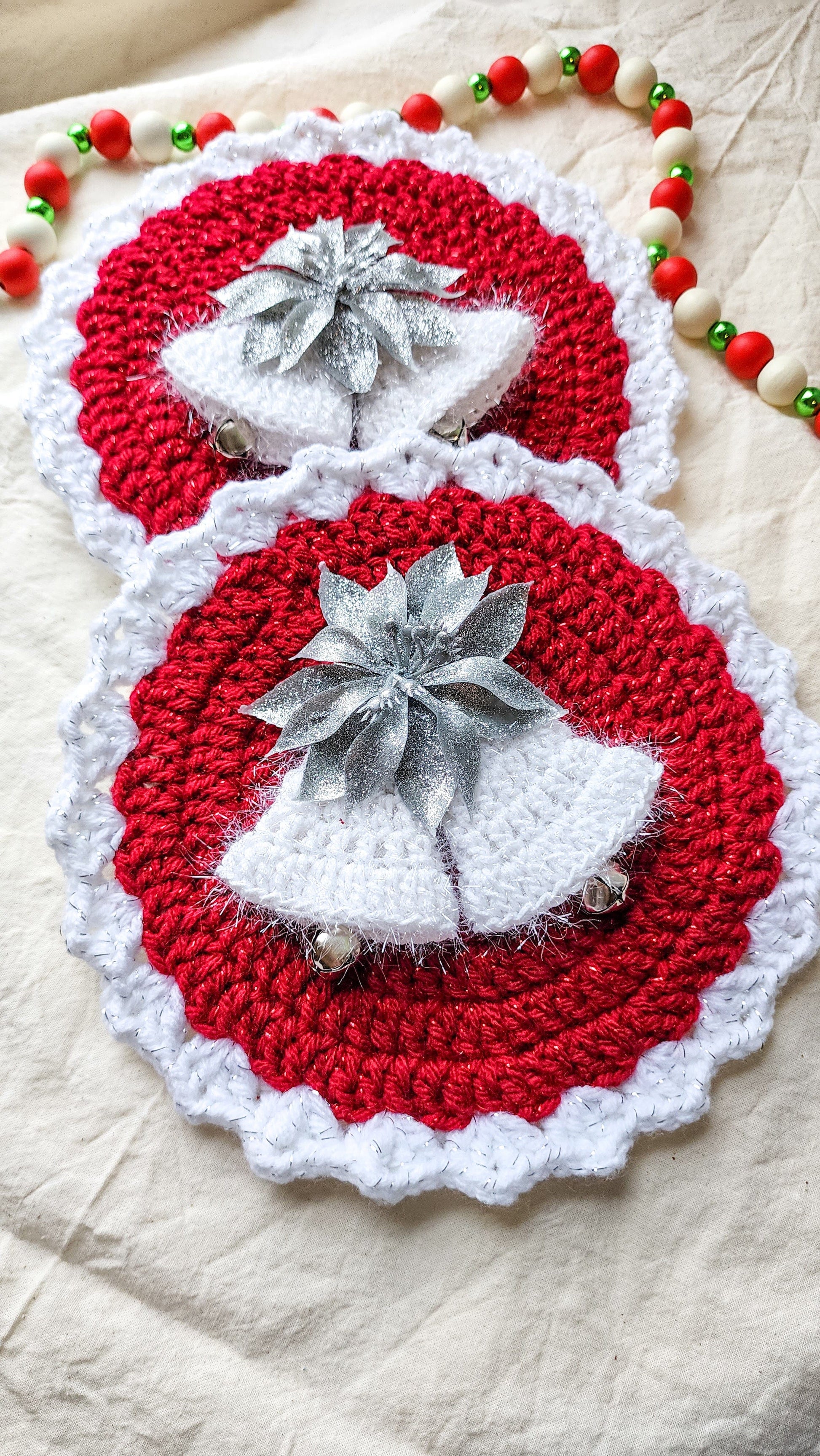 Embrace Embroidery  Holiday Crochet Wall Hangings