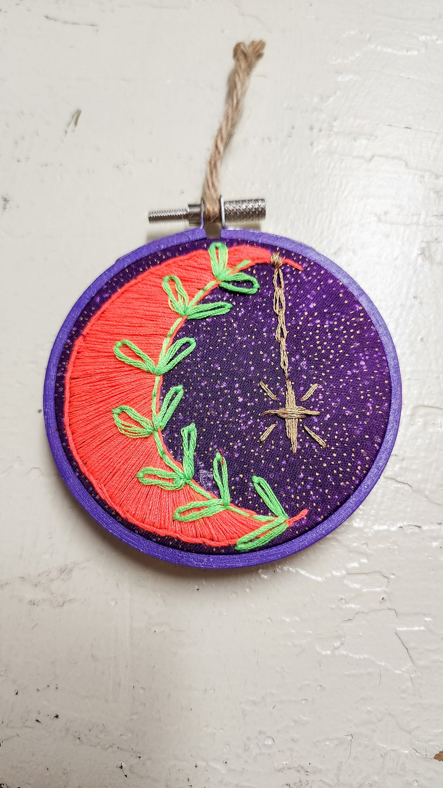Embrace Embroidery Neon Moon
